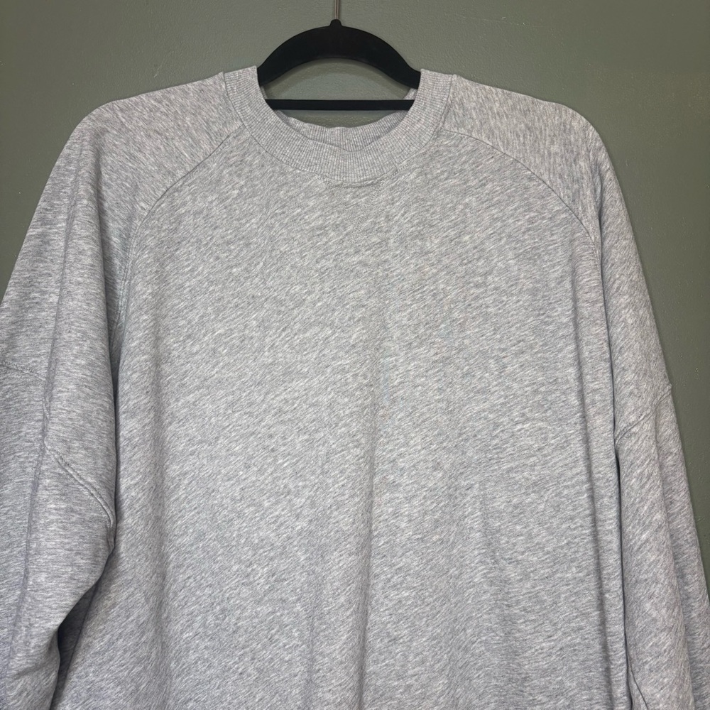 Fabletics Gray Oversized Classic Terry Pullover S… - image 4